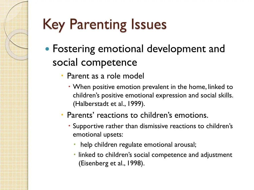 key parenting issues 2