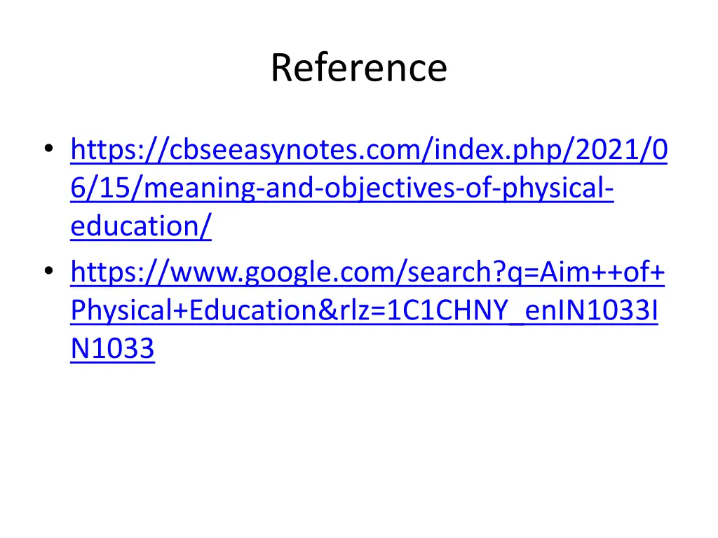 reference