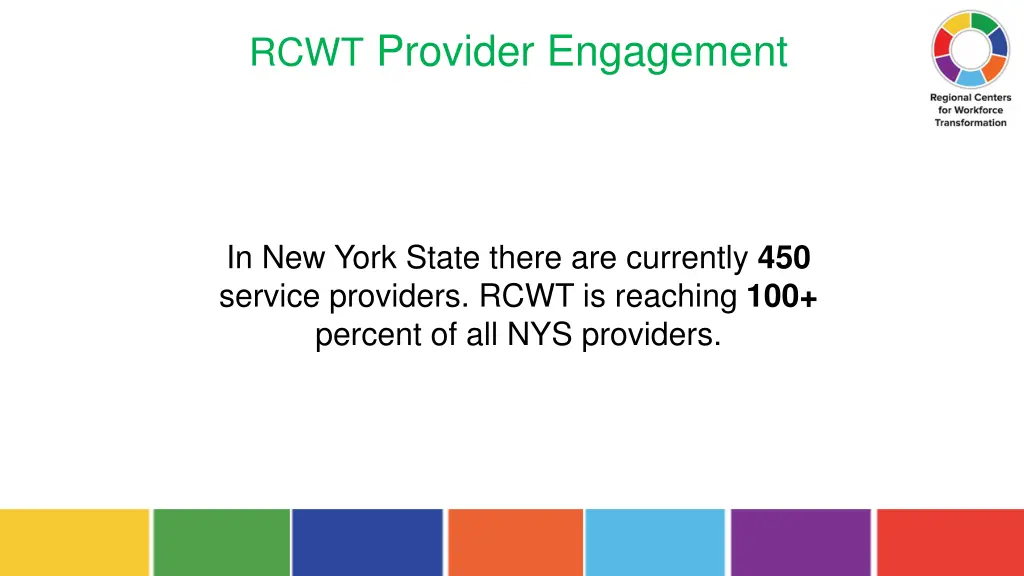 rcwt provider engagement