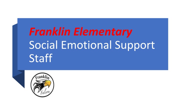 franklin elementary social emotional support staff