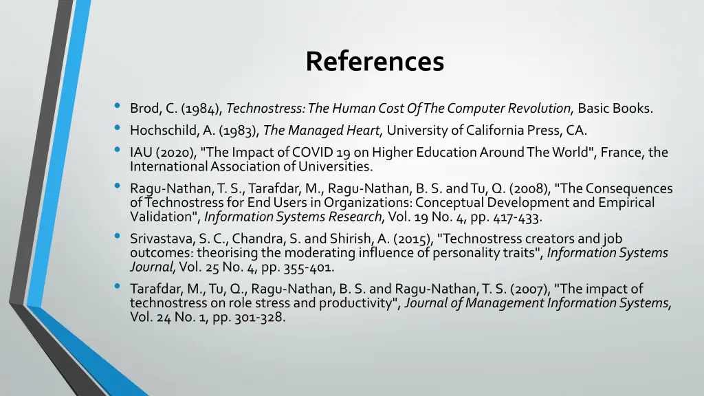 references