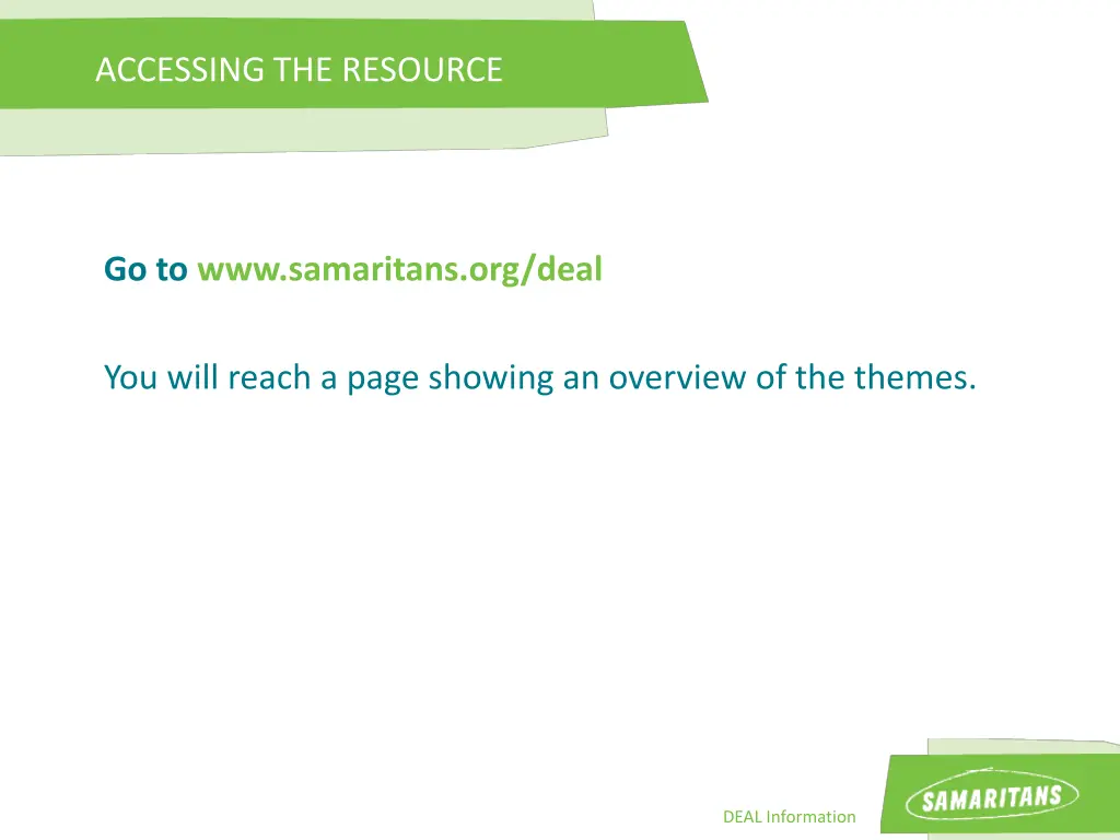 accessing the resource