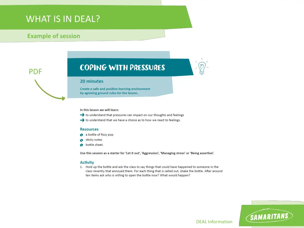 what is in deal 1