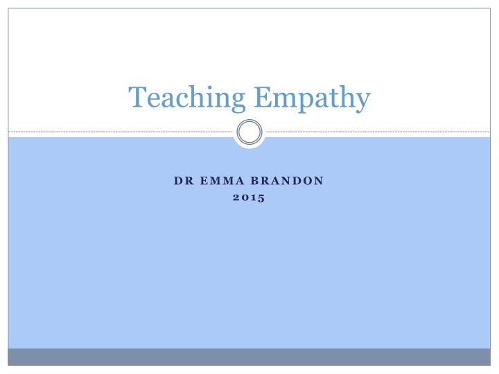 teaching empathy