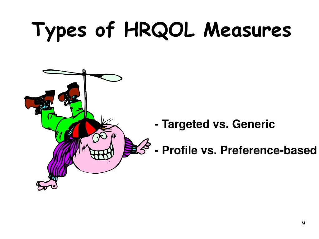 types of hrqol measures