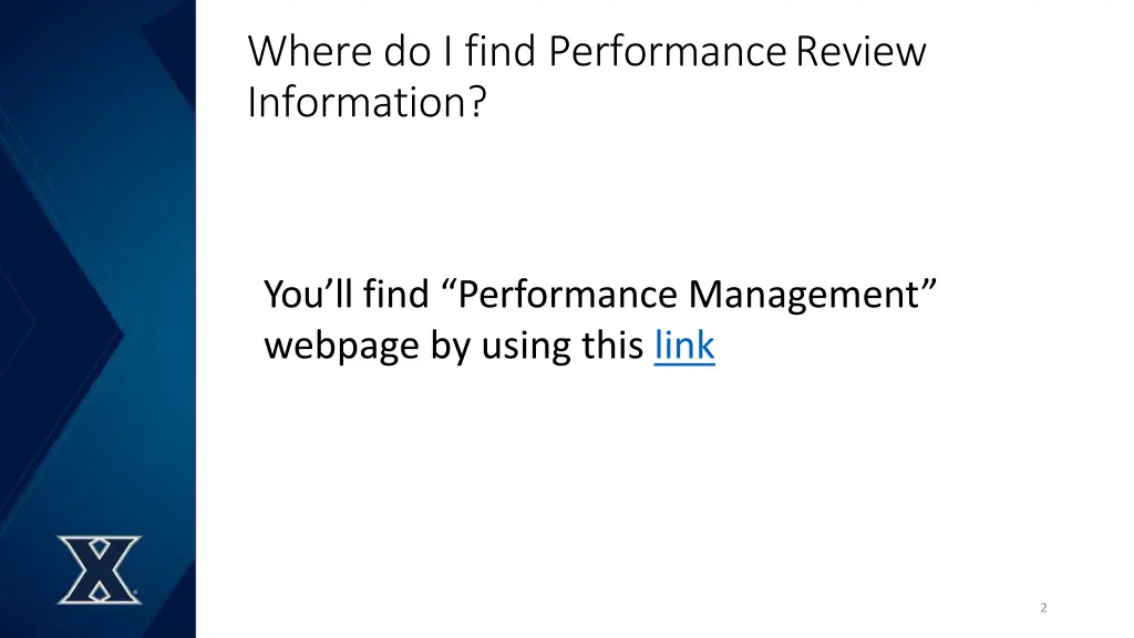 where do i find performancereview information