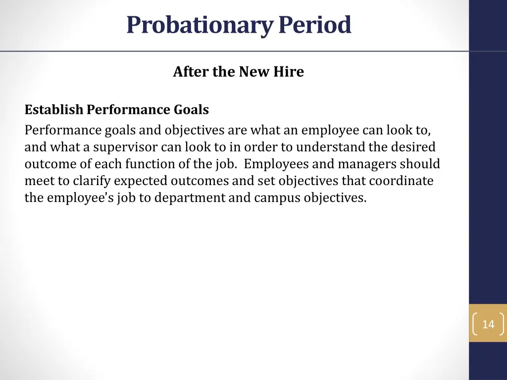 probationary period 1