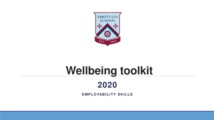 wellbeing toolkit 2020