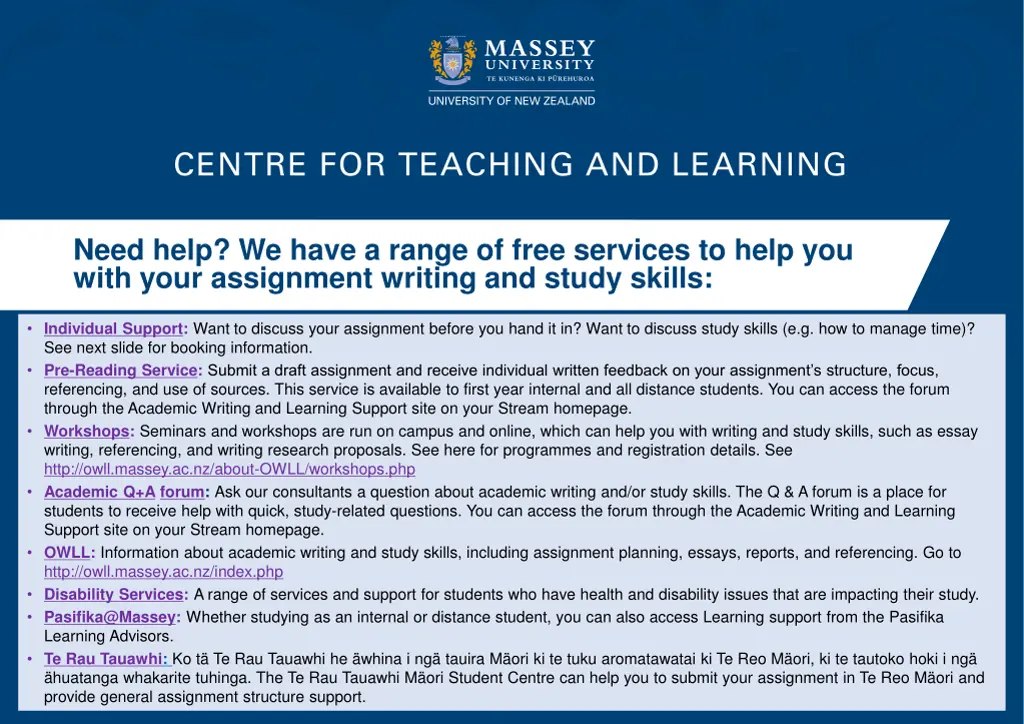 centre for teaching and learning