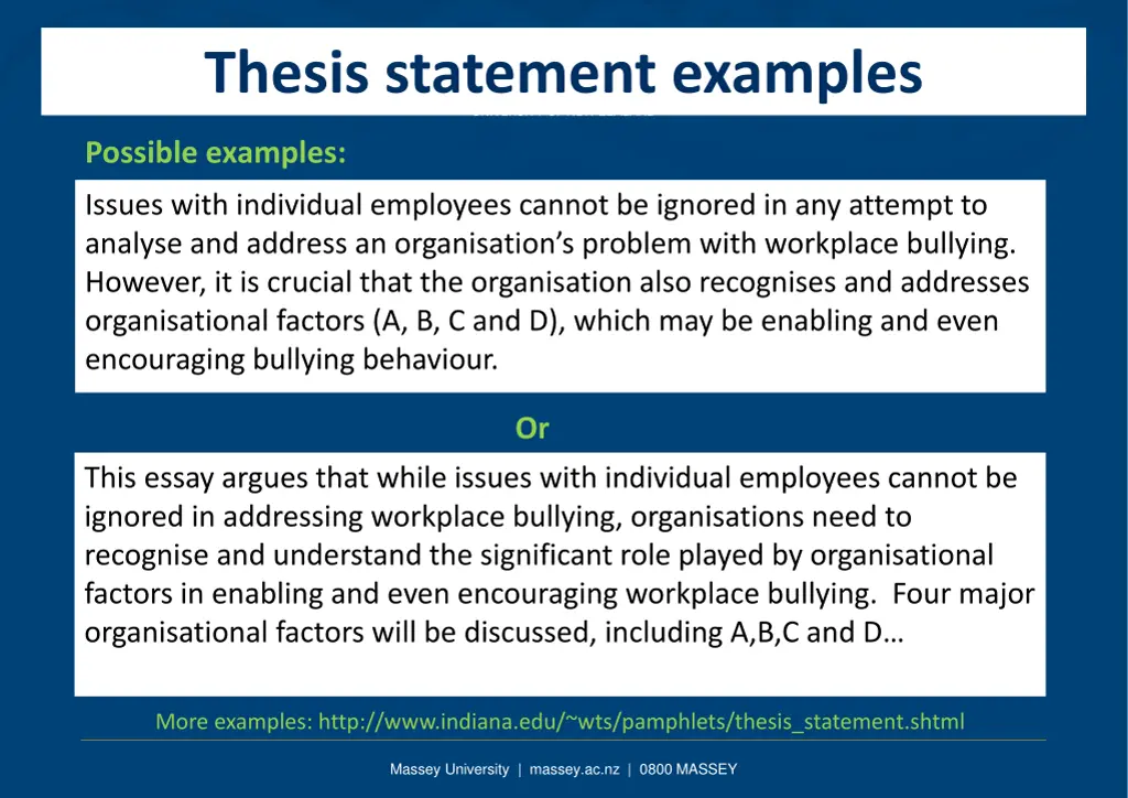 thesis statement examples