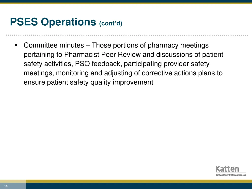 pses operations cont d 1