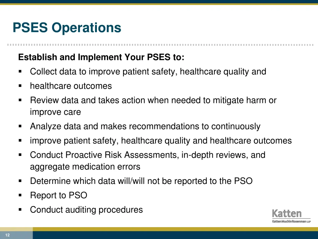 pses operations