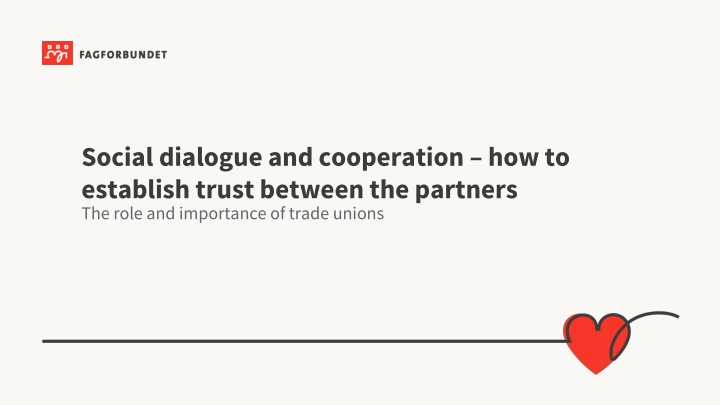 social dialogue and cooperation how to establish