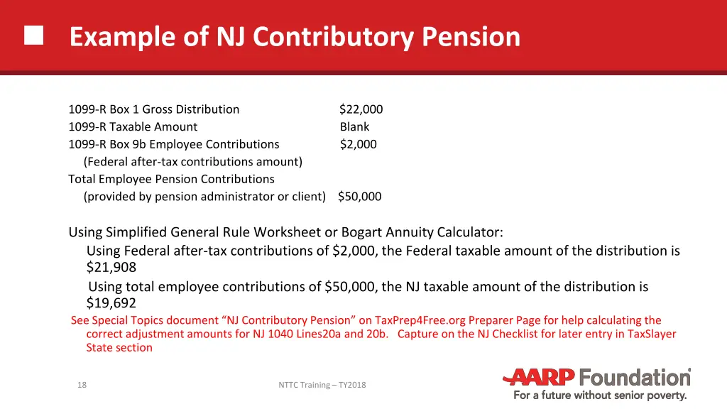 example of nj contributory pension