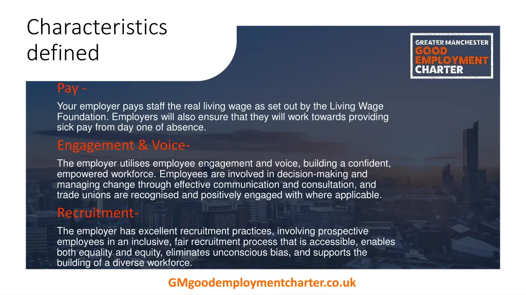 characteristics defined 1