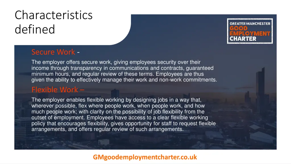 characteristics defined