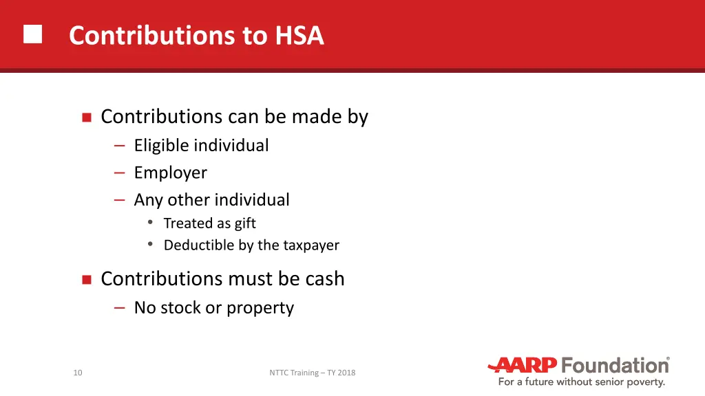 contributions to hsa
