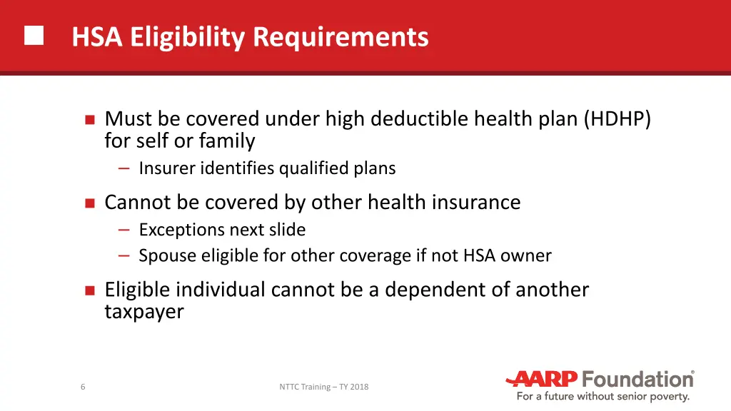 hsa eligibility requirements