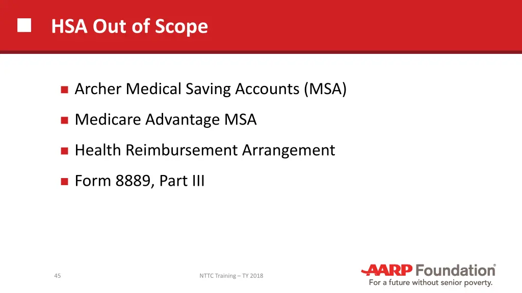 hsa out of scope 1
