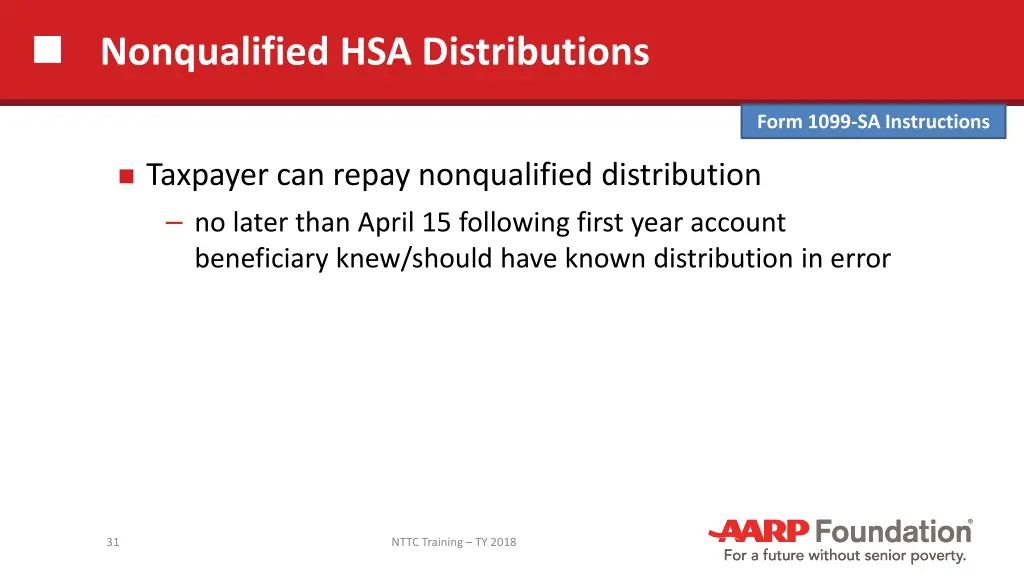 nonqualified hsa distributions