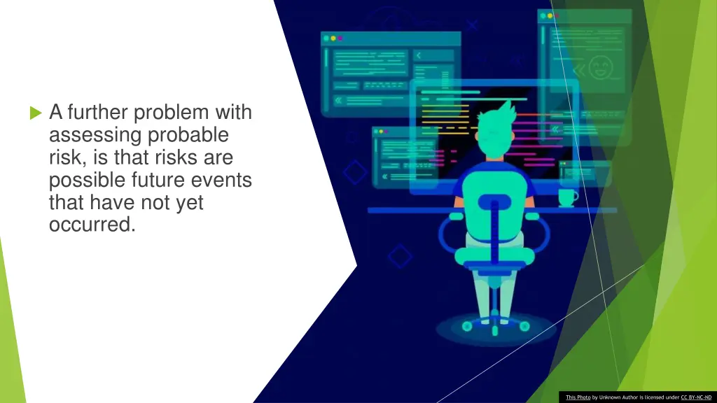 a further problem with assessing probable risk