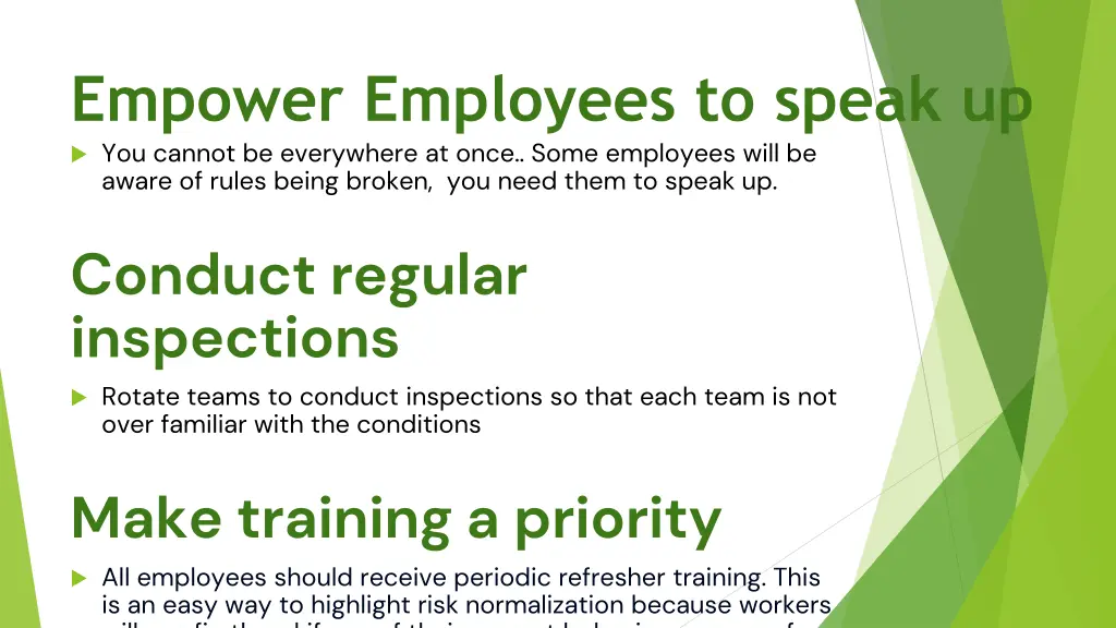 empower employees to speak up you cannot