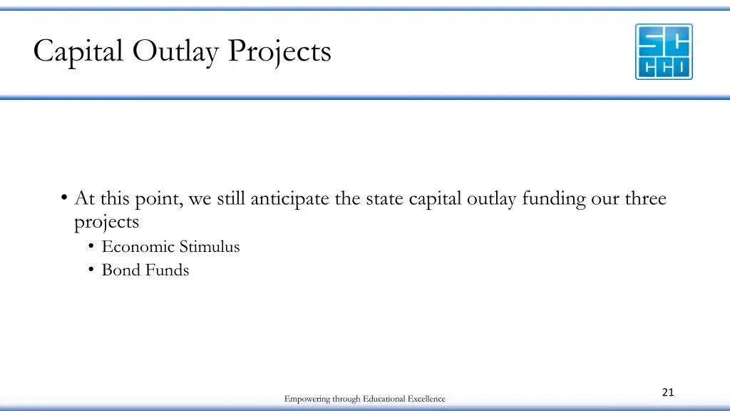 capital outlay projects