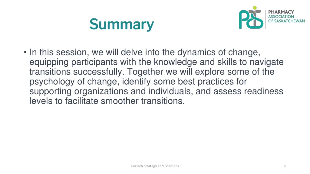 summary summary