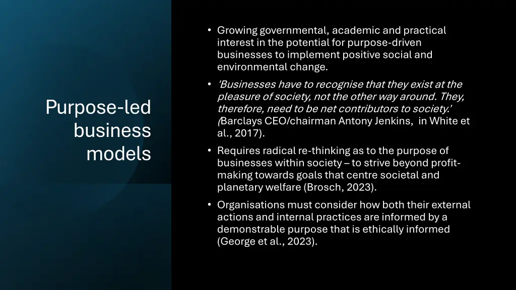 growing governmental academic and practical