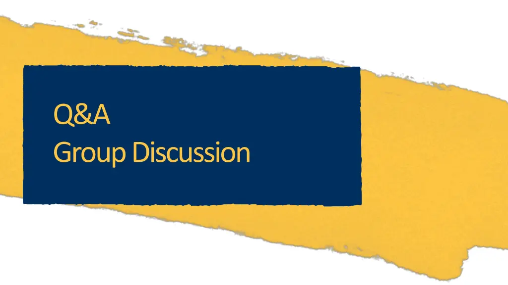 q a group discussion