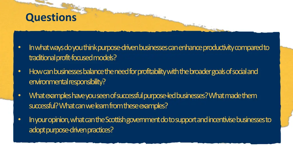questions