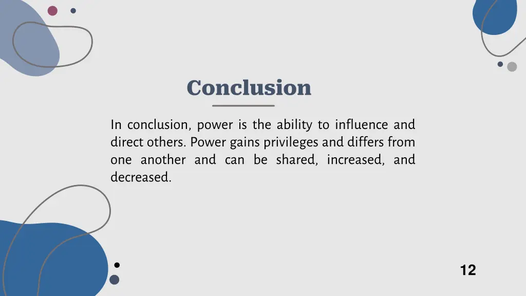conclusion