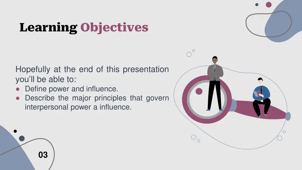 learning objectives