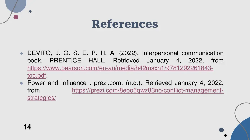 references