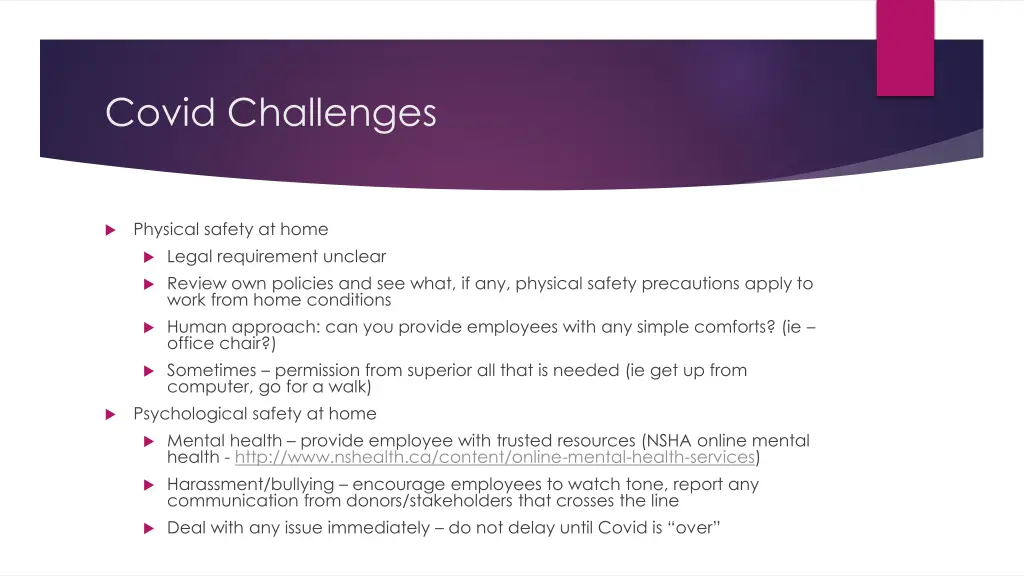 covid challenges 2