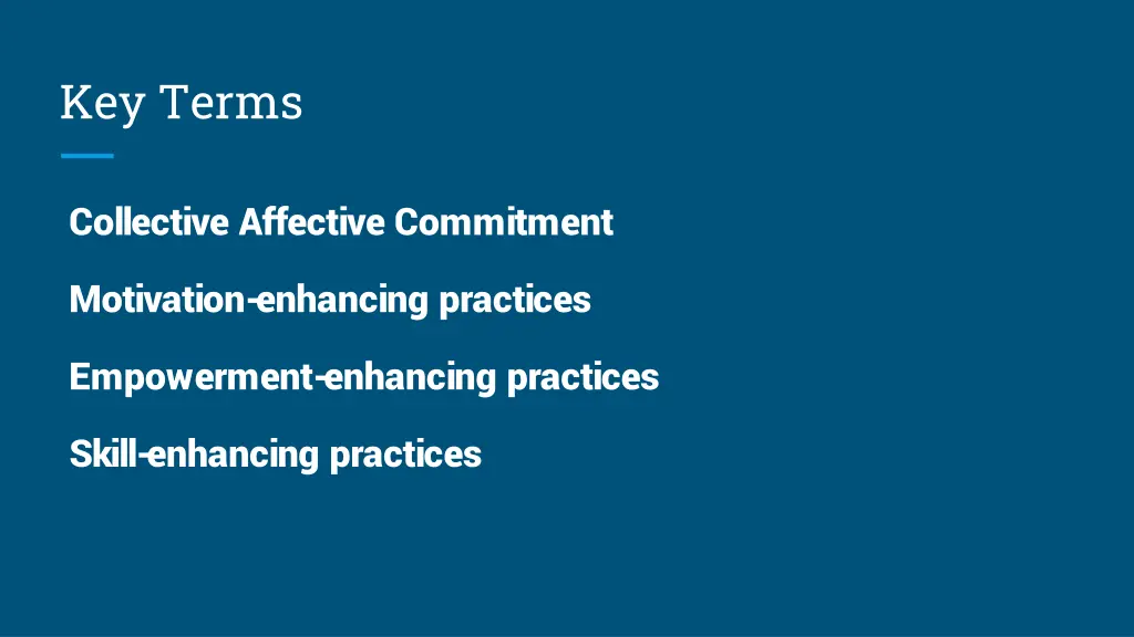key terms
