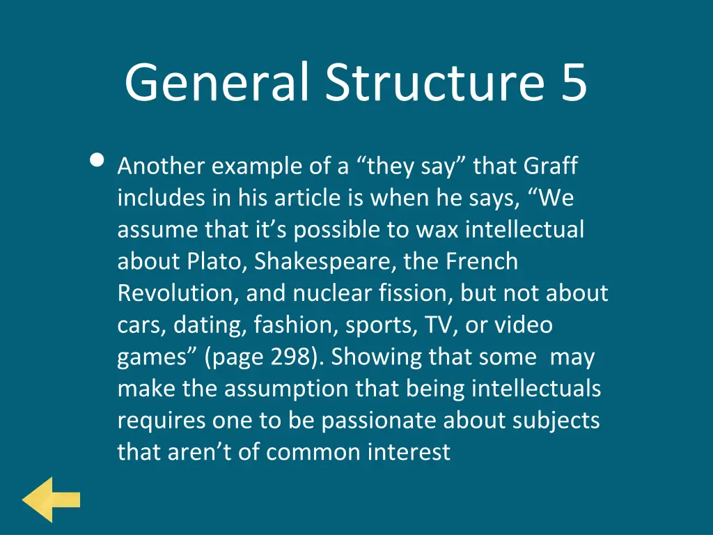 general structure 5