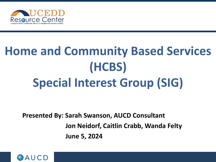 home and community based services hcbs special