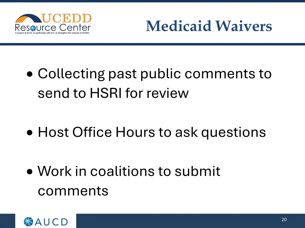 medicaid waivers 2