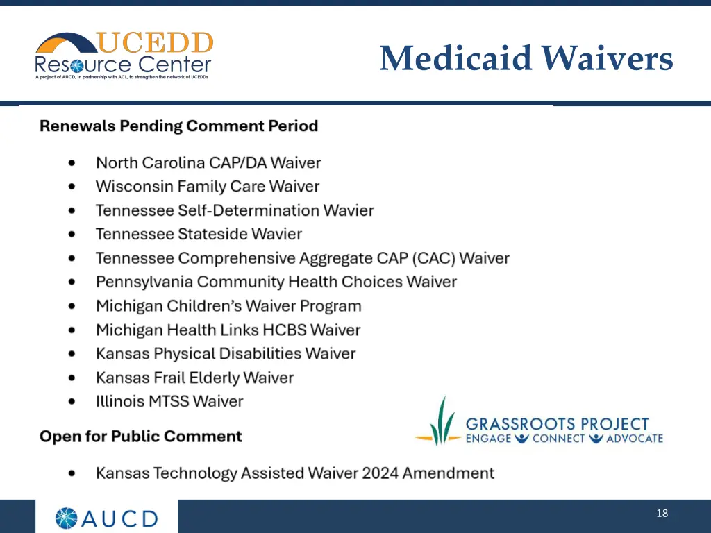 medicaid waivers