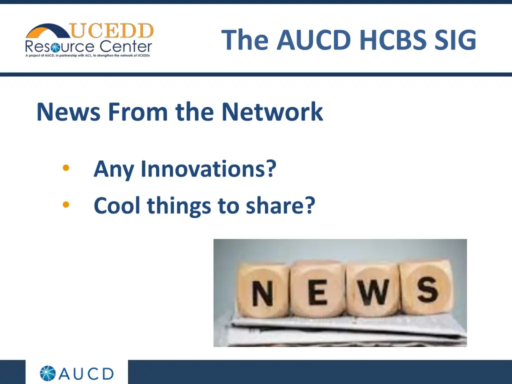 the aucd hcbs sig 3