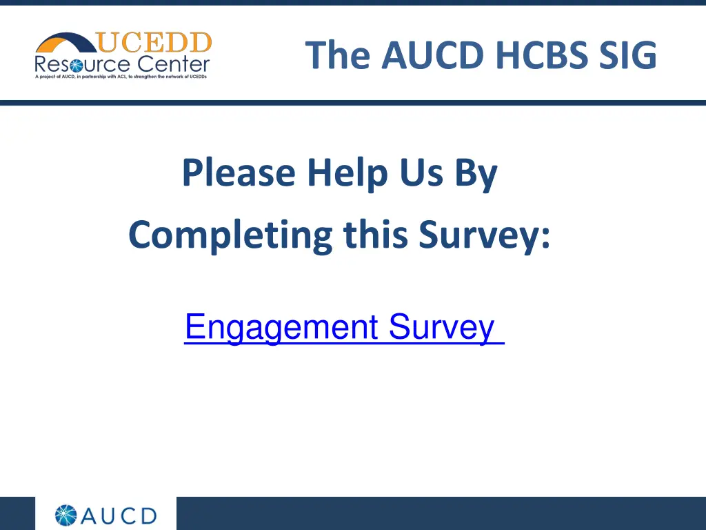 the aucd hcbs sig 6