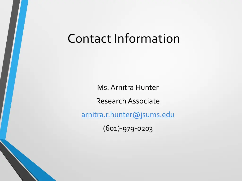 contact information