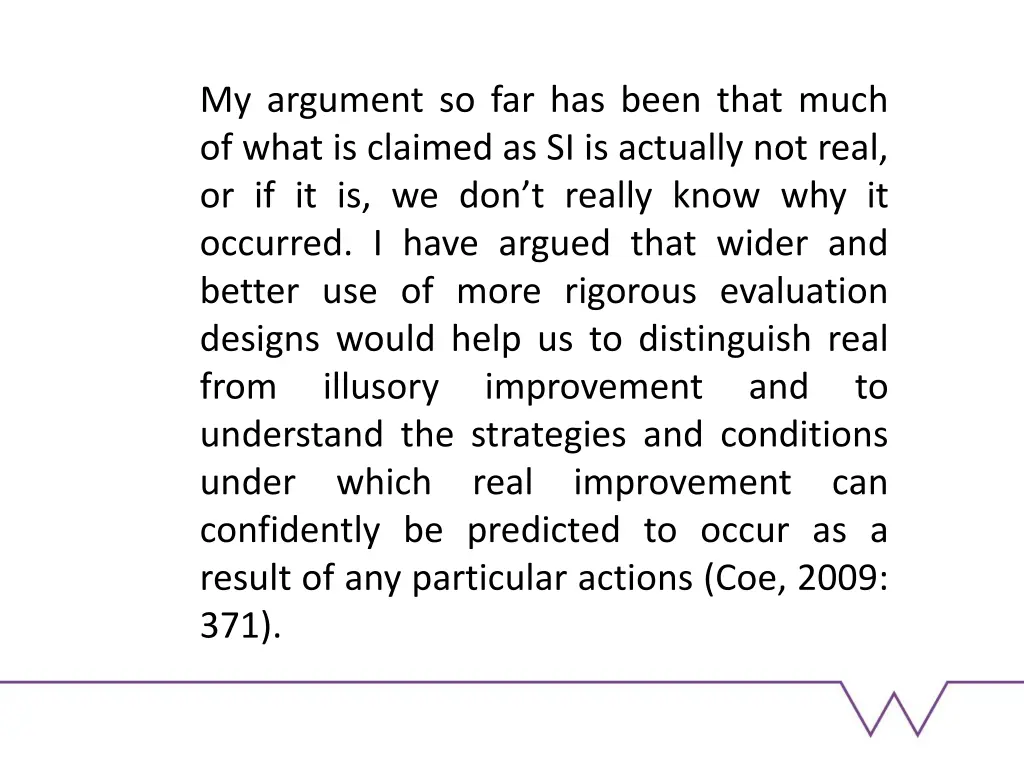 my argument so far has been that much of what