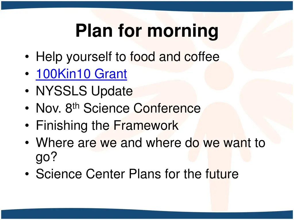 plan for morning