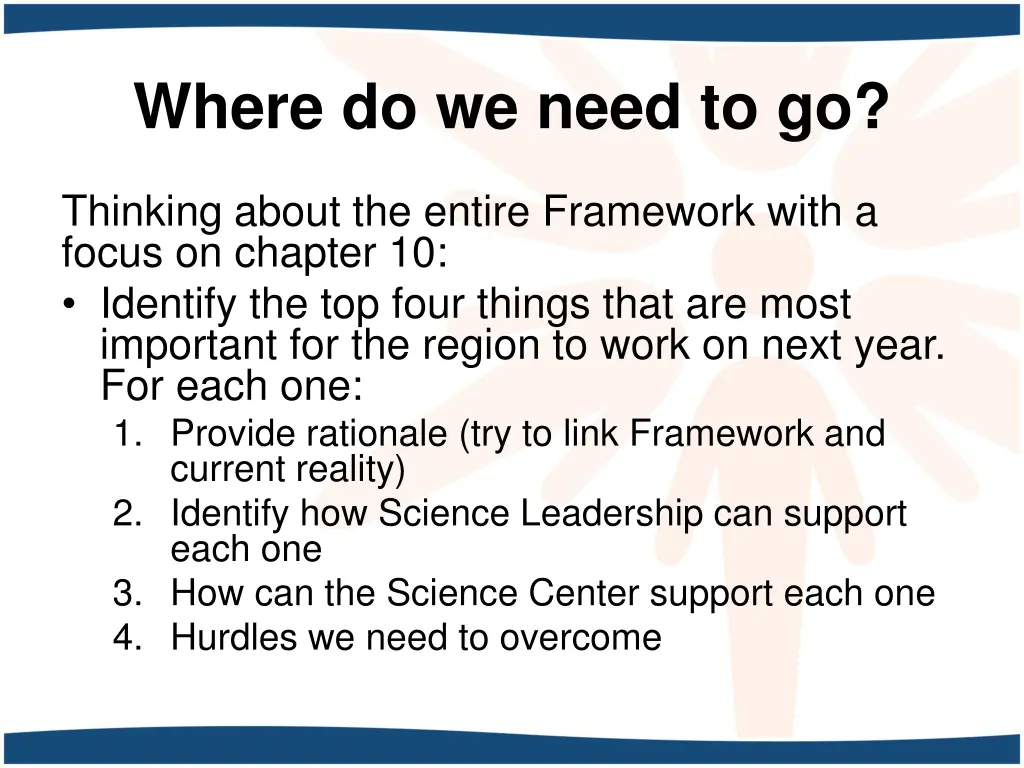where do we need to go