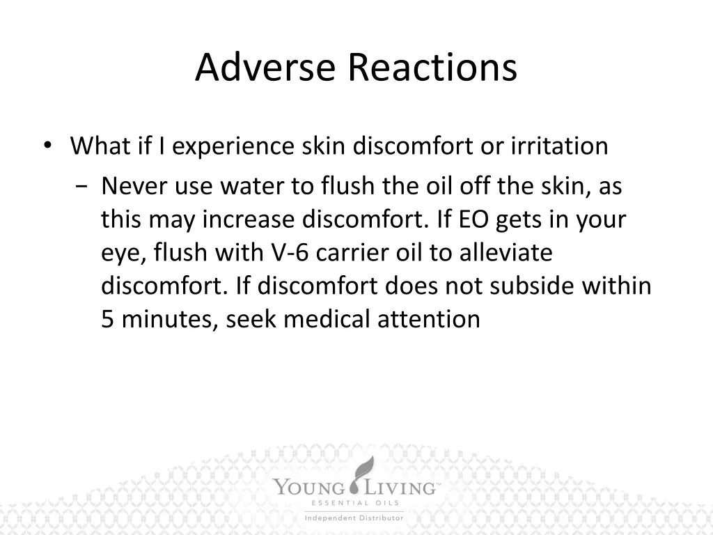 adverse reactions 1