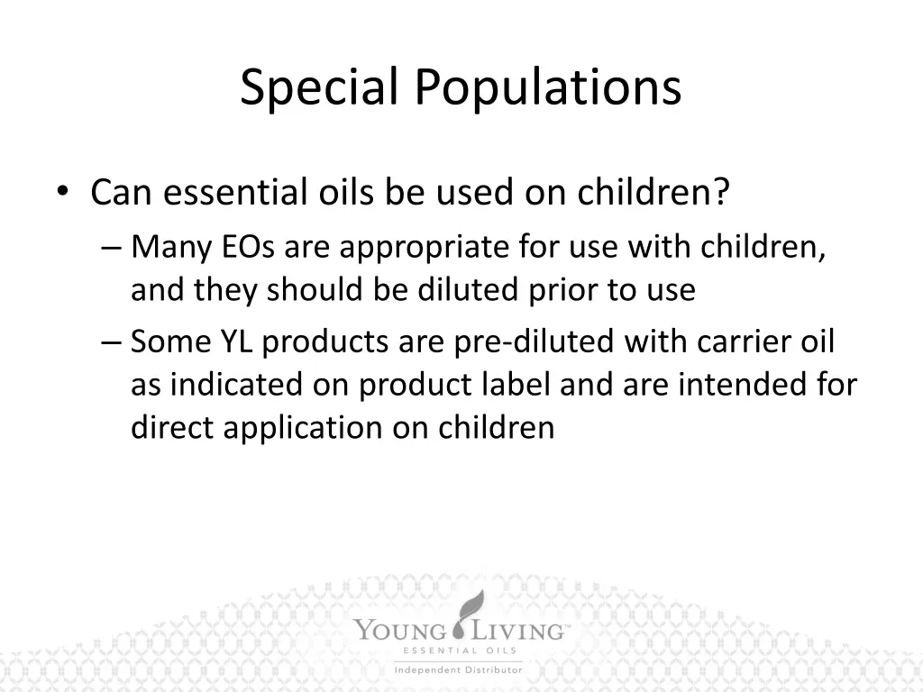 special populations 1