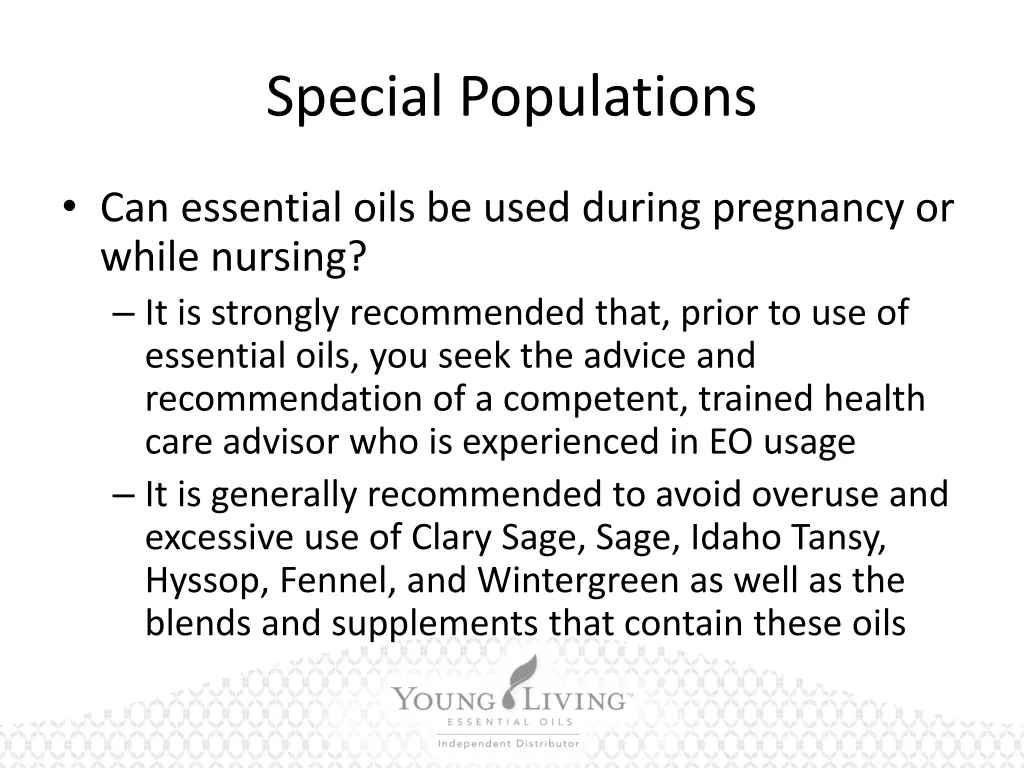 special populations