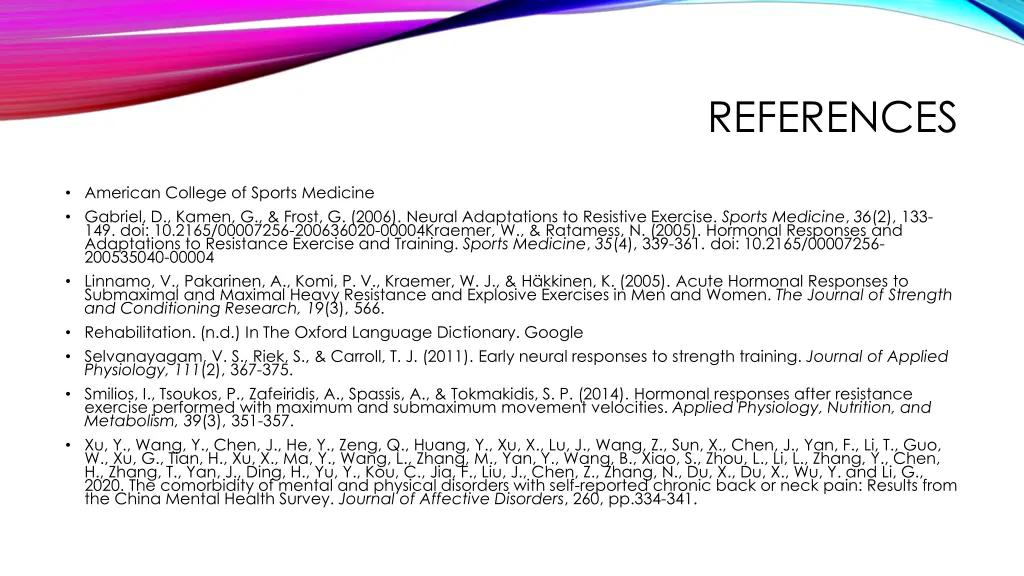 references